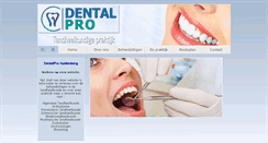 Desktop Screenshot of dentalpro.be