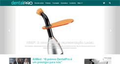 Desktop Screenshot of dentalpro.pt