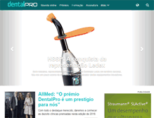 Tablet Screenshot of dentalpro.pt